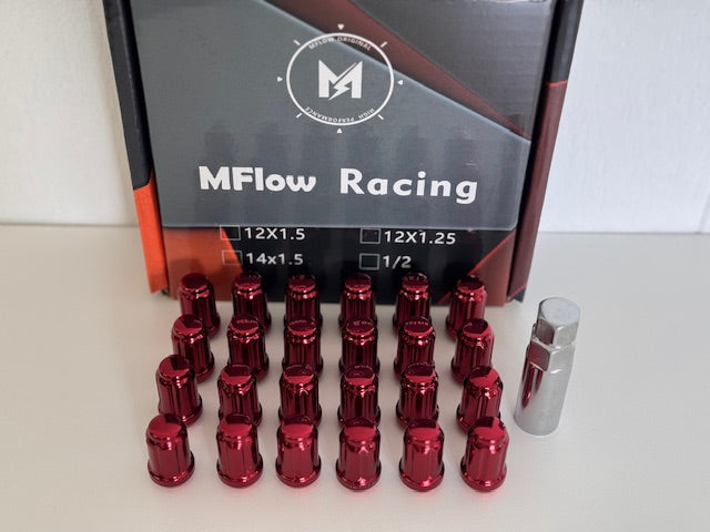 MFLOW 6 SPLINE 12X1.25 L35mm HEX 3/4 24+KEY Conical --Red