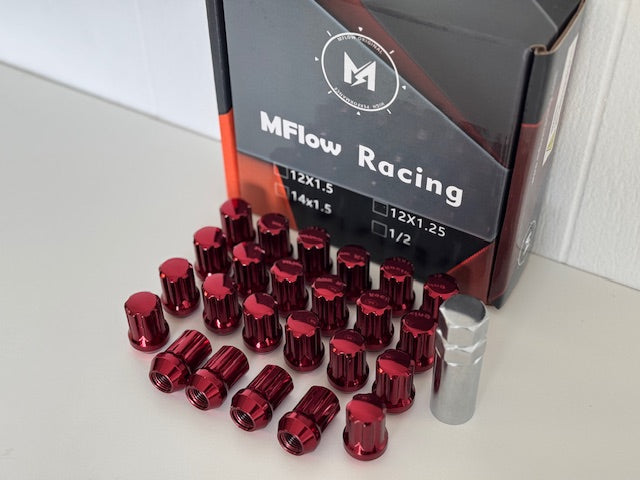 MFLOW 7 SPLINE 1/2 20 L35mm HEX 3/4 24+KEY Conical --Red