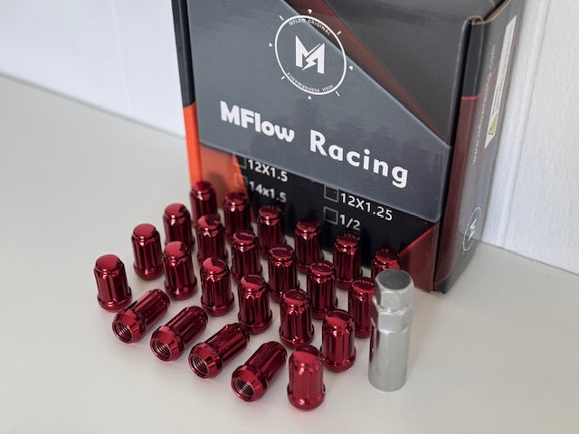 MFLOW 6 SPLINE 12X1.25 L35mm HEX 3/4 24+KEY Conical --Red