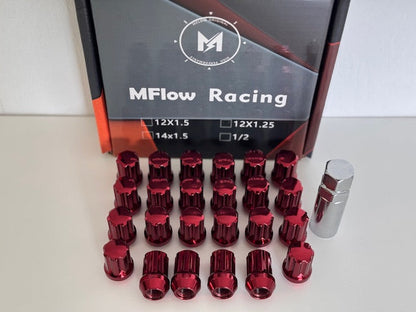 MFLOW 7 SPLINE 1/2 20 L35mm HEX 3/4 24+KEY Conical --Red