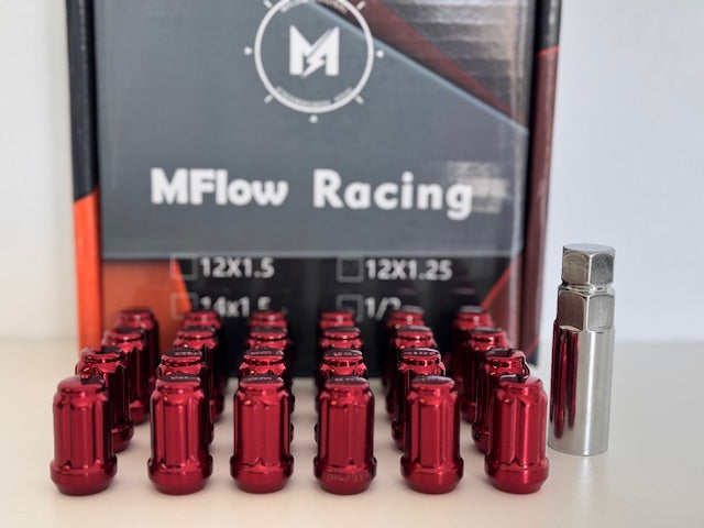 MFLOW 6 SPLINE 12X1.25 L35mm HEX 3/4 24+KEY Conical --Red