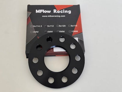 MFLOW SPACER 5X112 5MM HUB 66.6 --Black