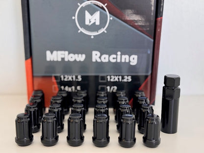 MFLOW 6 SPLINE 12X1.25 L35mm HEX 3/4 24+KEY Conical --Black