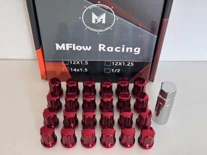 MFLOW 7 SPLINE 1/2 20 L35mm HEX 3/4 24+KEY Conical --Red