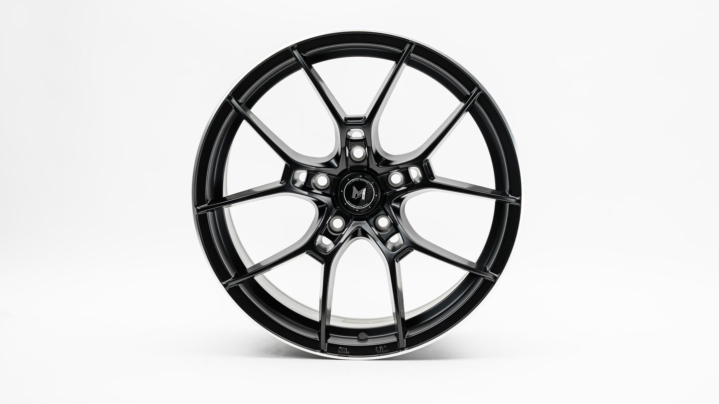 MFR4 Matt Black Machined Lip