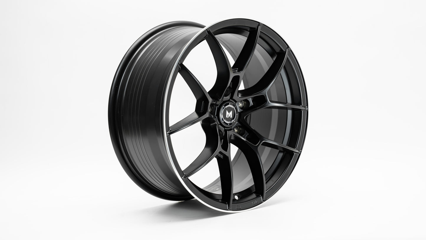 MFR4 Matt Black Machined Lip